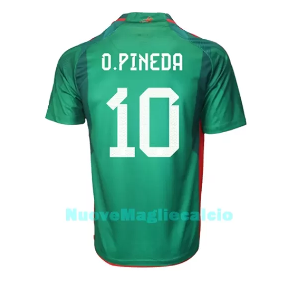 Maglia Messico Orbelin Pineda 10 Uomo Primo Mondiali 2022