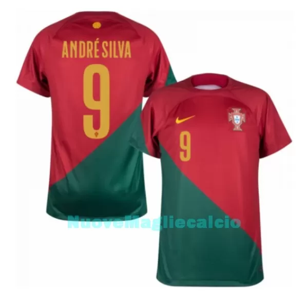 Maglia Portogallo Andre Silva 9 Uomo Primo Mondiali 2022