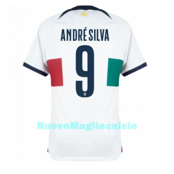 Maglia Portogallo Andre Silva 9 Uomo Secondo Mondiali 2022