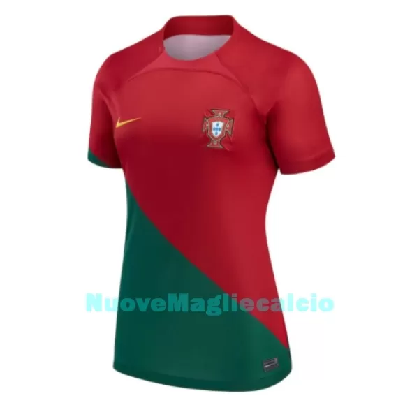 Maglia Portogallo Donna Primo Mondiali 2022