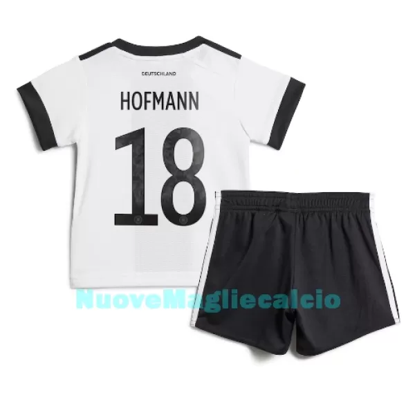 Completo calcio Germania Jonas Hofmann 18 Bambino Primo Mondiali 2022