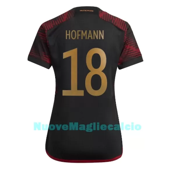 Maglia Germania Jonas Hofmann 18 Donna Secondo Mondiali 2022