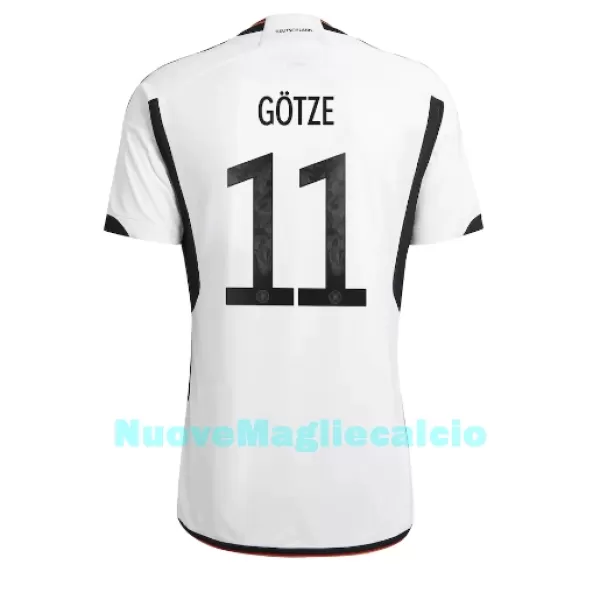 Maglia Germania Mario Gotze 11 Uomo Primo Mondiali 2022