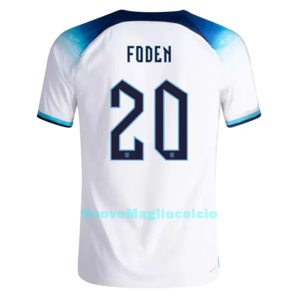 Maglia Inghilterra FODEN 20 Uomo Primo Mondiali 2022