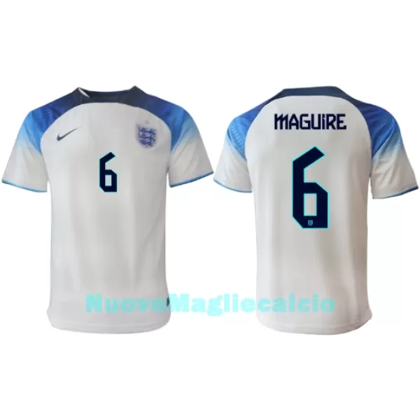 Maglia Inghilterra Harry Maguire 6 Uomo Primo Mondiali 2022