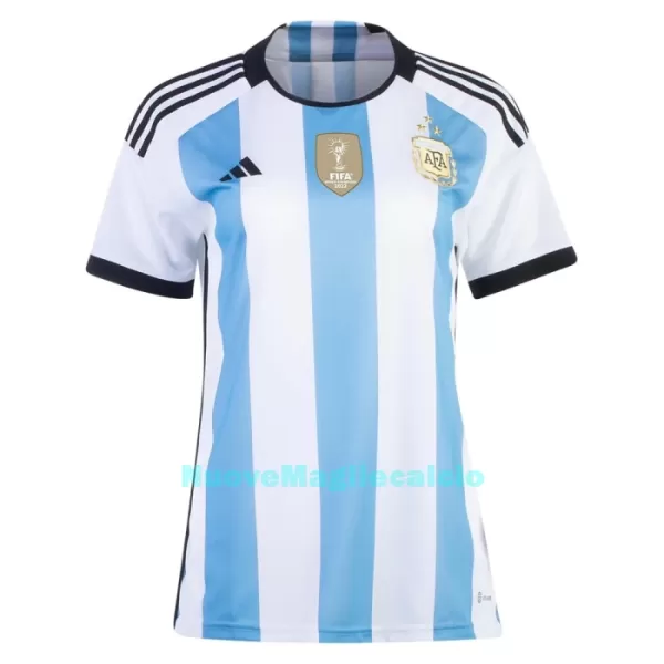 Maglia Argentina 3 Star Donna Primo Mondiali 2022