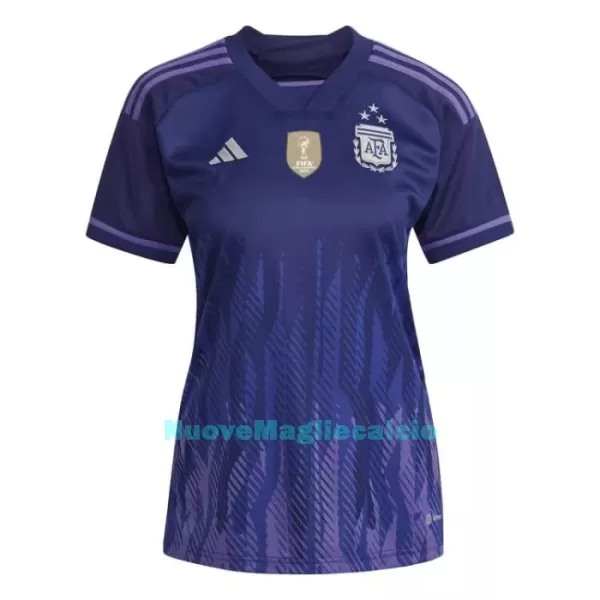 Maglia Argentina 3 Star Donna Secondo Mondiali 2022