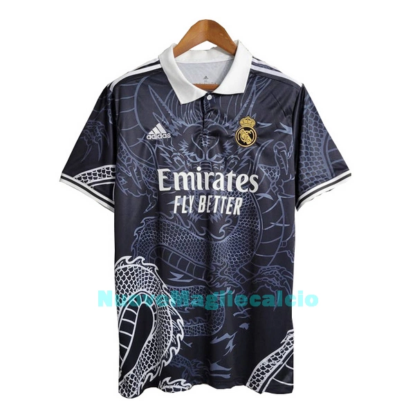 Maglia Real Madrid Uomo 2023/24 Drago Nera - Speciale