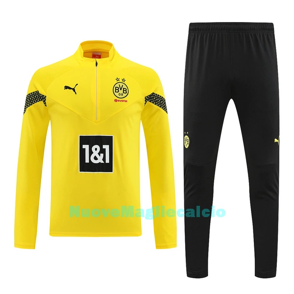 Borussia Dortmund Felpe da Allenamento Uomo 1/4-Zip 2022-23 Gialla