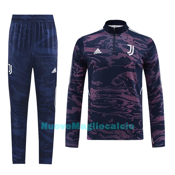 Juventus Felpe da Allenamento Uomo 1/4-Zip 2022-23 Blu