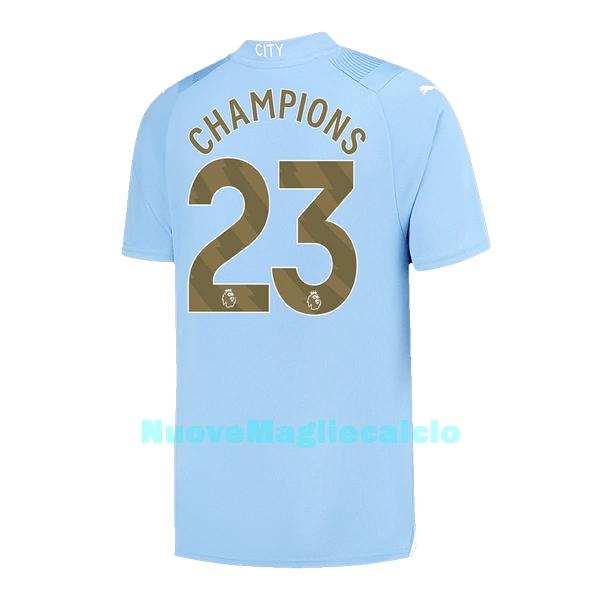 Maglia Manchester City Champions 23 Uomo Primo 2023/24