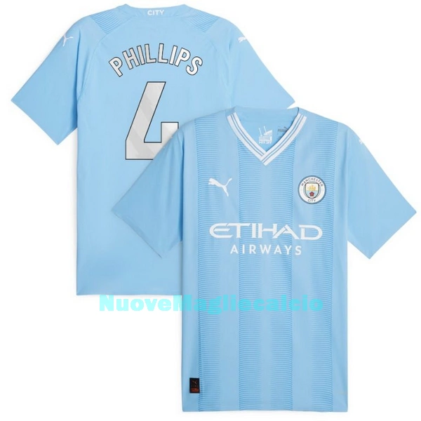 Maglia Manchester City Phillips 4 Uomo Primo 2023/24