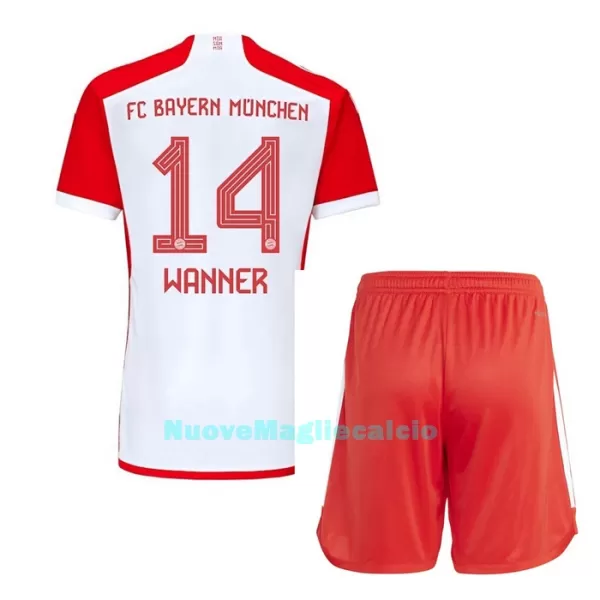 Completo calcio FC Bayern Monaco Wanner 14 Bambino Primo 2023/24