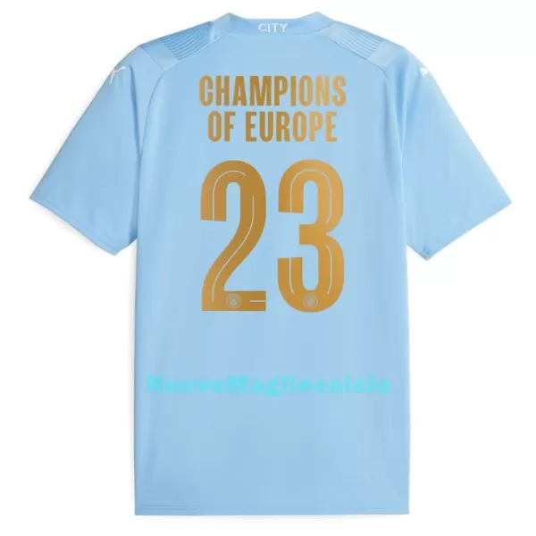 Completo calcio Manchester City Champions of Europe Bambino Primo 2023/24