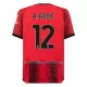 Maglia AC Milan A. Rebic 12 Uomo Primo 2023/24