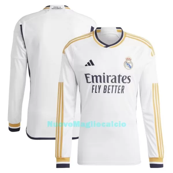 Maglia Real Madrid Uomo Primo 2023/24 Maniche Lunghe