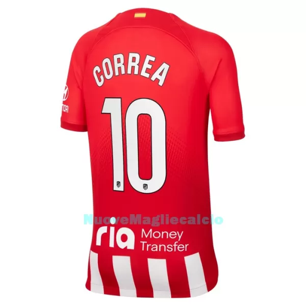 Completo calcio Atlético Madrid Correa 10 Bambino Primo 2023/24