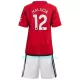 Completo calcio Manchester United Malacia 12 Bambino Primo 2023/24