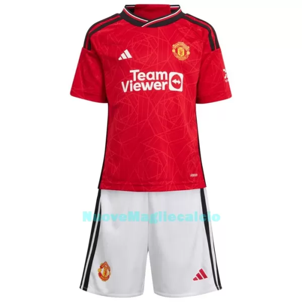 Completo calcio Manchester United Malacia 12 Bambino Primo 2023/24