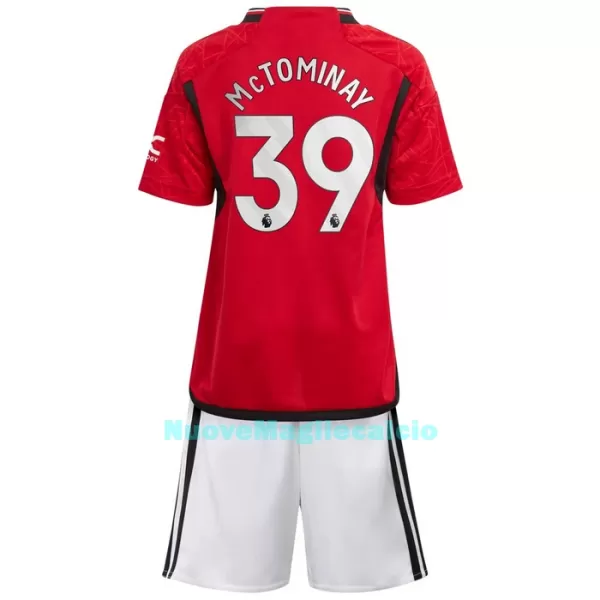 Completo calcio Manchester United McTominay 39 Bambino Primo 2023/24