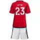 Completo calcio Manchester United Shaw 23 Bambino Primo 2023/24