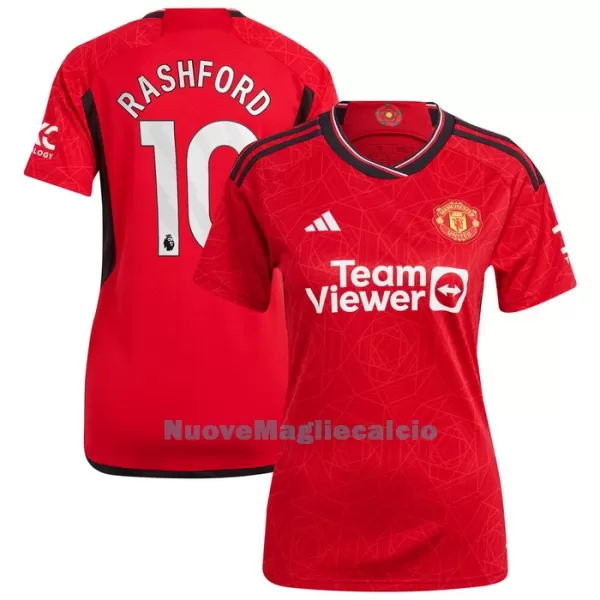 Maglia Manchester United Rashford 10 Donna Primo 2023/24