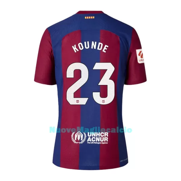 Completo calcio Barcellona Kounde 23 Bambino Primo 2023/24