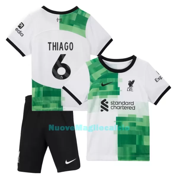 Completo calcio Liverpool Thiago 6 Bambino Secondo 2023/24