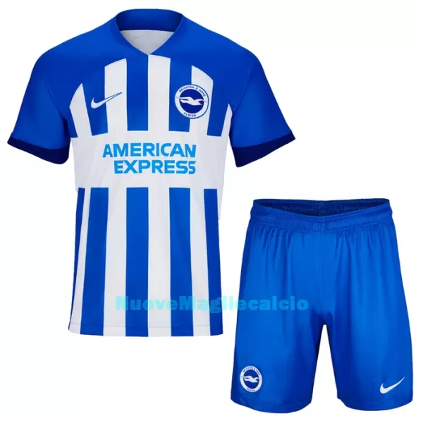 Completo calcio Brighton Hove Albion Bambino Primo 2023/24