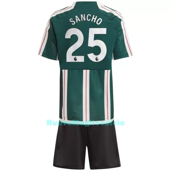 Completo calcio Manchester United Sancho 25 Bambino Secondo 2023/24