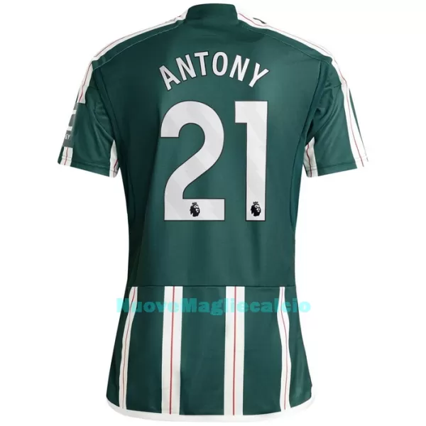 Maglia Manchester United Antony 21 Uomo Secondo 2023/24