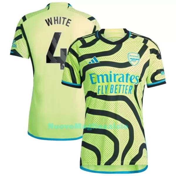 Maglia Arsenal White 4 Uomo Secondo 2023/24