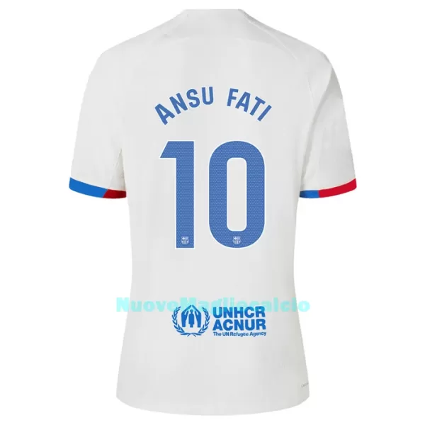 Maglia Barcellona Ansu Fati 10 Uomo Secondo 2023/24