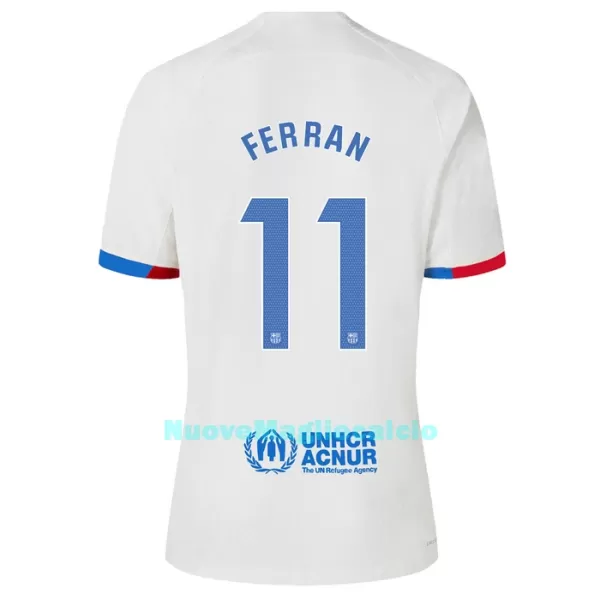 Maglia Barcellona Ferran 11 Uomo Secondo 2023/24