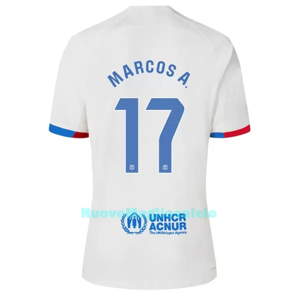 Maglia Barcellona Marcos A. 17 Uomo Secondo 2023/24