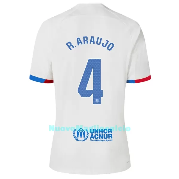 Maglia Barcellona R. Araujo 4 Uomo Secondo 2023/24