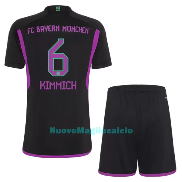 Completo calcio FC Bayern Monaco Kimmich 6 Bambino Secondo 2023/24