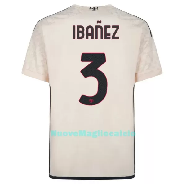 Maglia AS Roma Ibanez 3 Uomo Secondo 2023/24