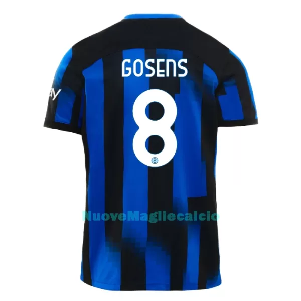 Maglia Inter Milan Gosens 8 Uomo Primo 2023/24