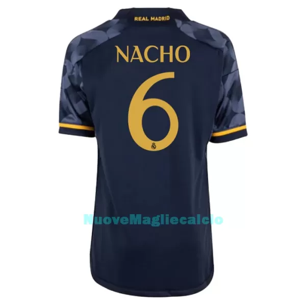 Completo calcio Real Madrid Nacho 6 Bambino Secondo 2023/24