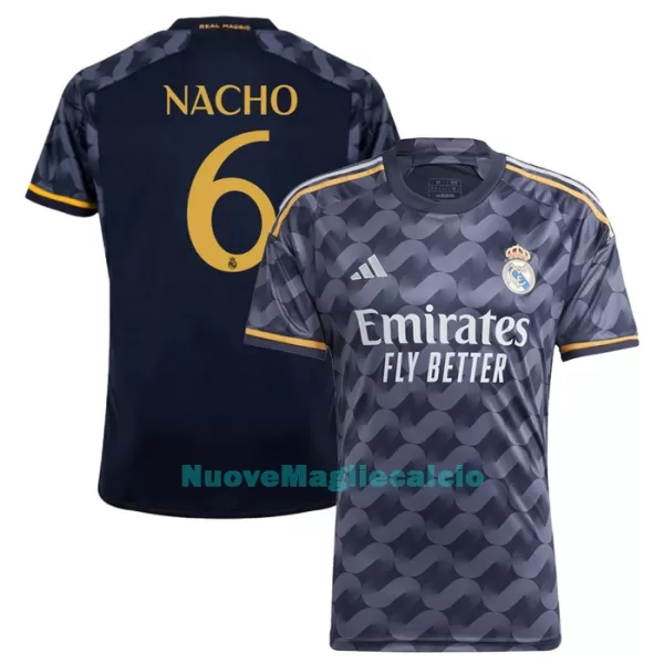 Maglia Real Madrid Nacho 6 Uomo Secondo 2023/24