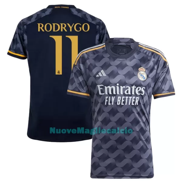 Maglia Real Madrid Rodrygo 11 Uomo Secondo 2023/24