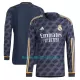 Maglia Real Madrid Uomo Secondo 2023/24 Maniche Lunghe