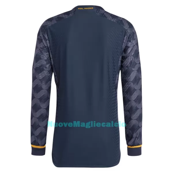 Maglia Real Madrid Uomo Secondo 2023/24 Maniche Lunghe