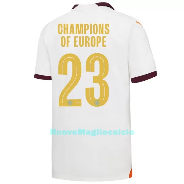 Maglia Manchester City Champions of Europe Uomo Secondo 2023/24