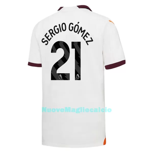 Maglia Manchester City Sergio Gomez 21 Uomo Secondo 2023/24