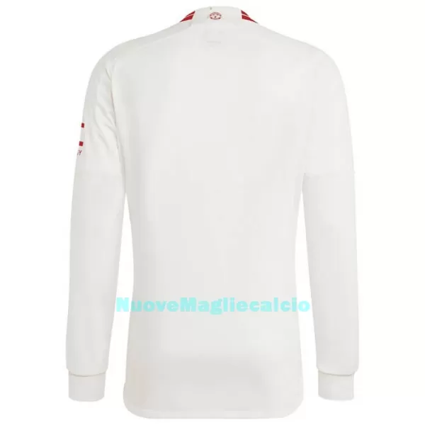 Maglia Manchester United Uomo 3rd 2023/24 Maniche Lunghe