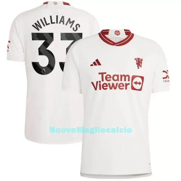 Maglia Manchester United Williams 33 Uomo 3rd 2023/24