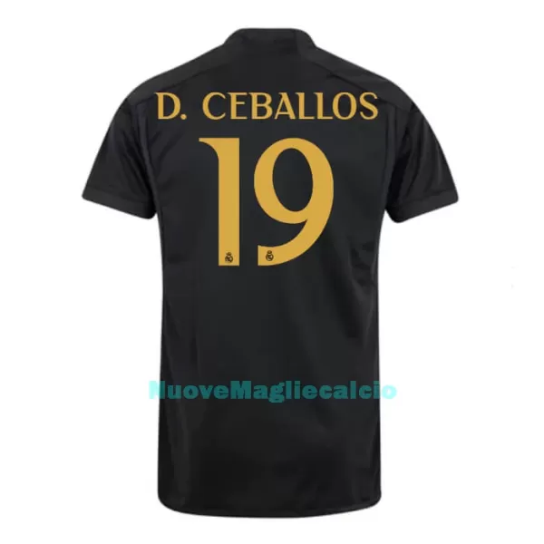 Maglia Real Madrid D. Ceballos 19 Uomo 3rd 2023/24