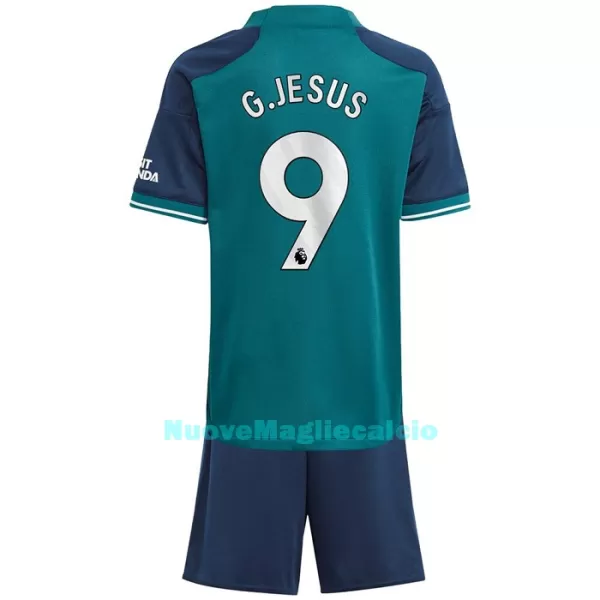 Completo calcio Arsenal G. Jesus 9 Bambino 3rd 2023/24